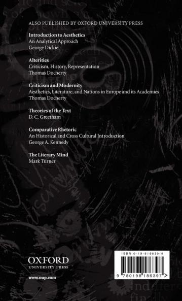 Arts and Sciences of Criticism