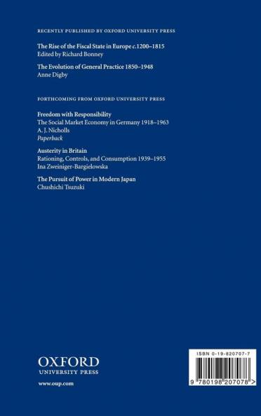 Treasury and British Public Policy 1906-1959