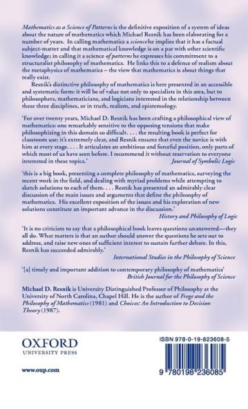 Mathematics as a Science of Patterns