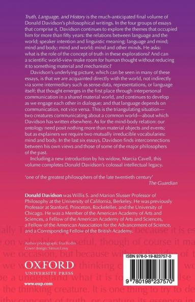 Truth Language and History