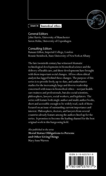 The Future of Human Reproduction ' Ethics Choice and Regulation '
