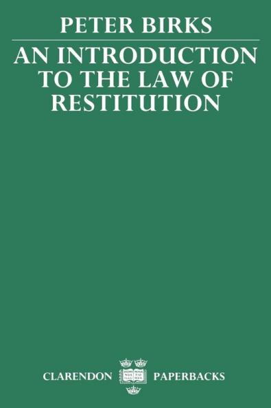 Introduction to the Law of Restitution