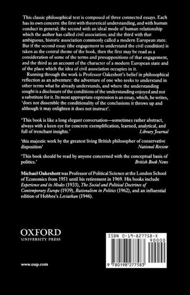 On Human Conduct