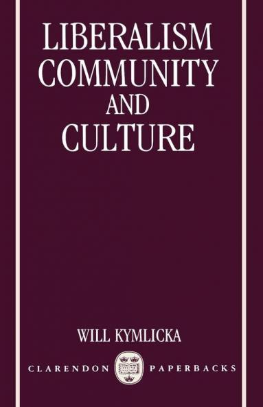 Liberalism Community and Culture