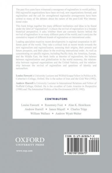 Regionalism in World Politics