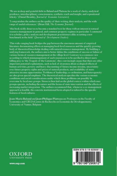 Halting Degradation of Natural Resources