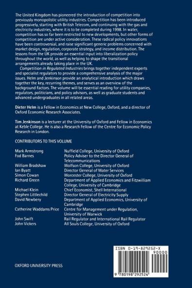 Competition in Regulated Industries