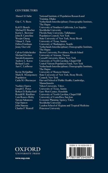 Dynamics of Values in Fertility Change