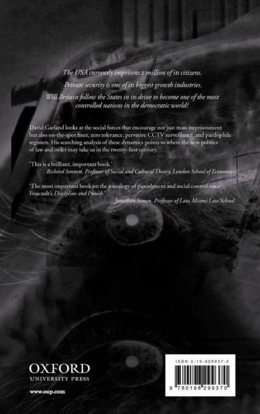 The Culture of Control @Crime and Social Order in Contemporary Society'