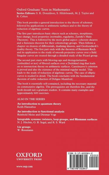 Algebraic Geometry and Arithmetic Curves