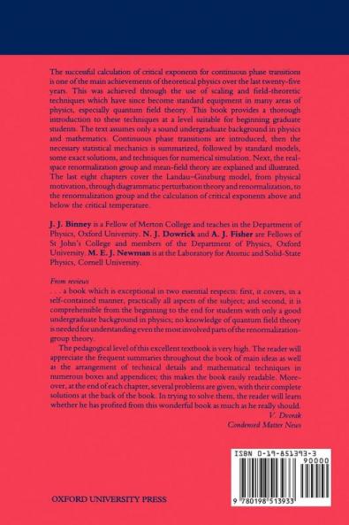 Theory of Critical Phenomena