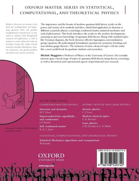 Modern Introduction to Quantum Field Theory