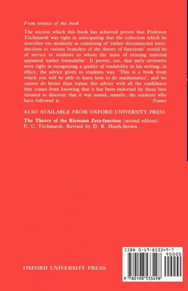 Theory of Functions