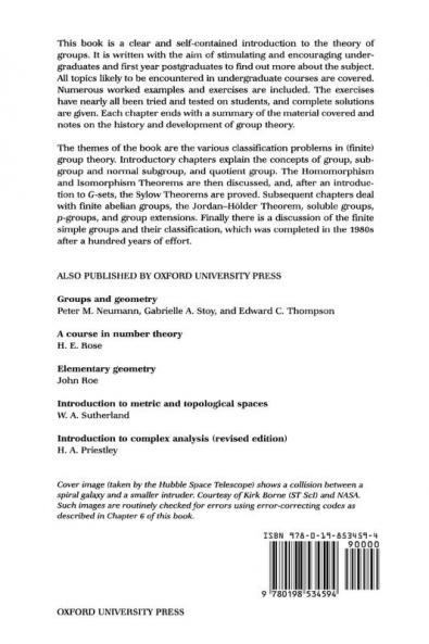Course in Group Theory