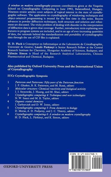 Crystallographic Computing 6