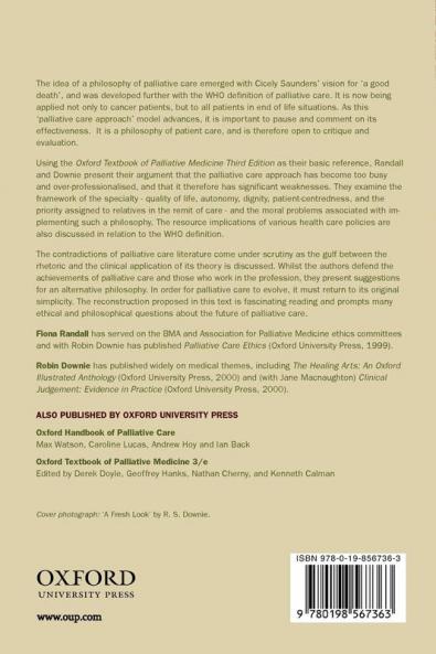 The Philosophy of Palliative Care