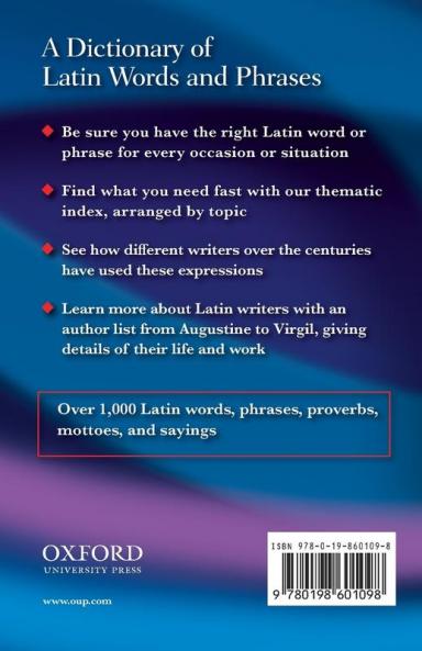 Dictionary of Latin Words and Phrases