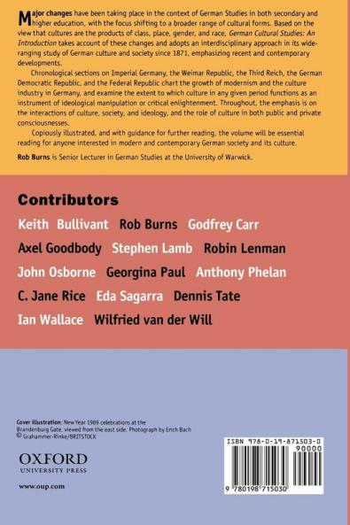 German Cultural Studies