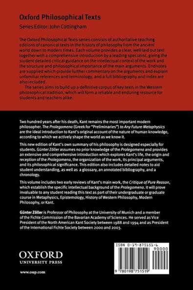 Prolegomena to Any Future Metaphysics