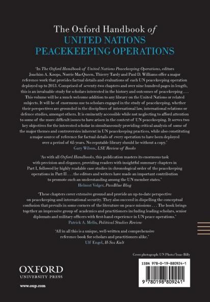 The Oxford Handbook of United Nations Peacekeeping Operations