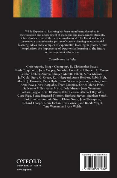 Handbook of Experiential Learning and Management Education