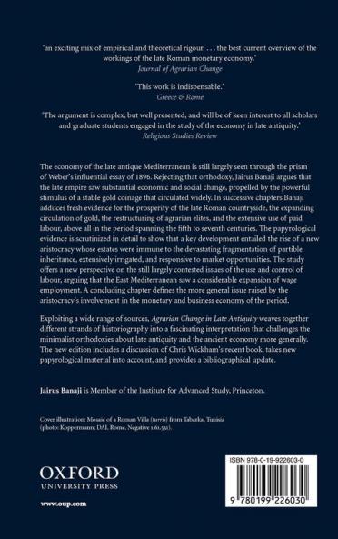 Agrarian Change in Late Antiquity