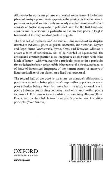 Allusion to the Poets
