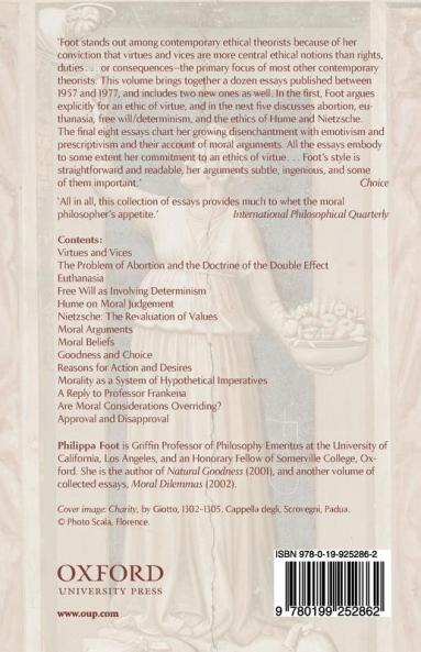 Virtues and Vices and Other Essays in Moral Philosophy