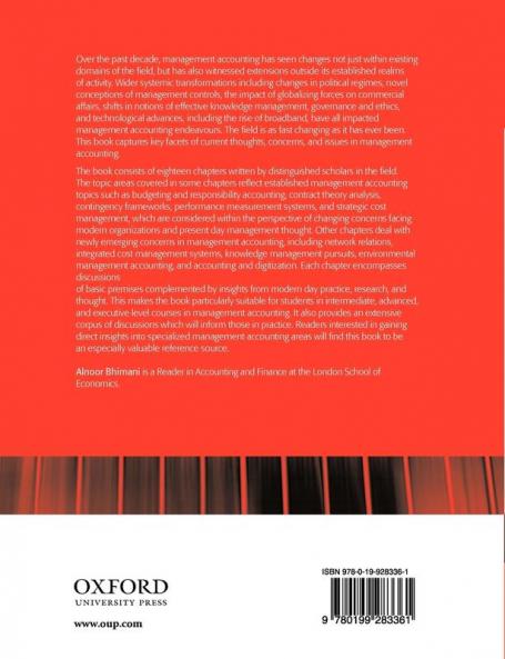 Contemporary Issues in Management Accounting