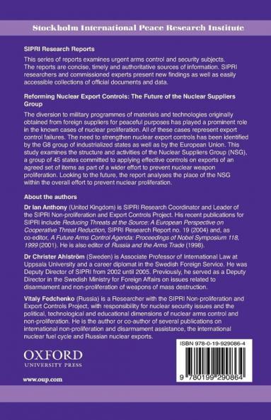 Reforming Nuclear Export Controls