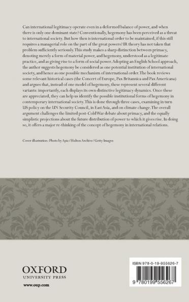 Hegemony in International Society