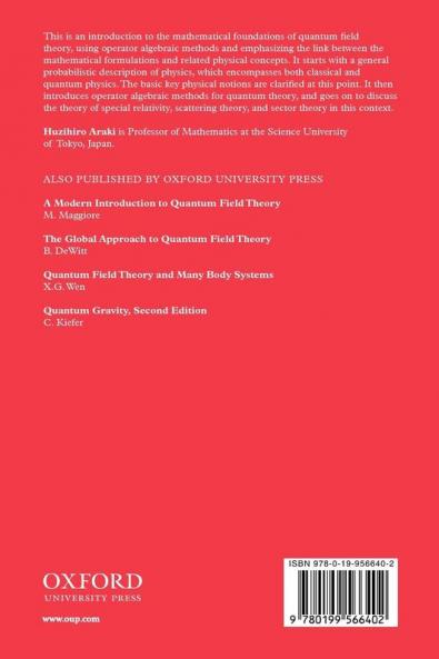 Mathematical Theory of Quantum Fields