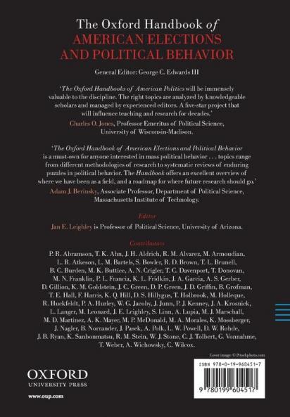 Oxford Handbook of American Elections and Political Behavior
