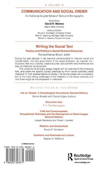 Writing the Social Text