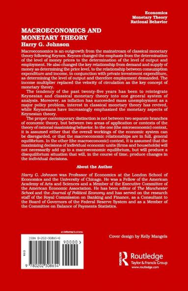 Macroeconomics and Monetary Theory