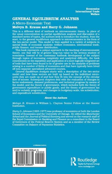 General Equilibrium Analysis
