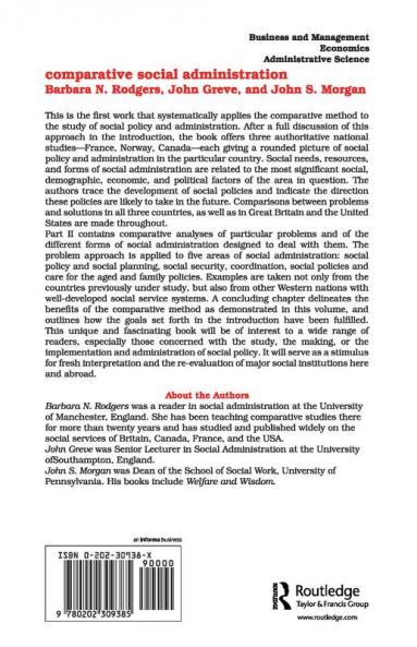 Comparative Social Administration
