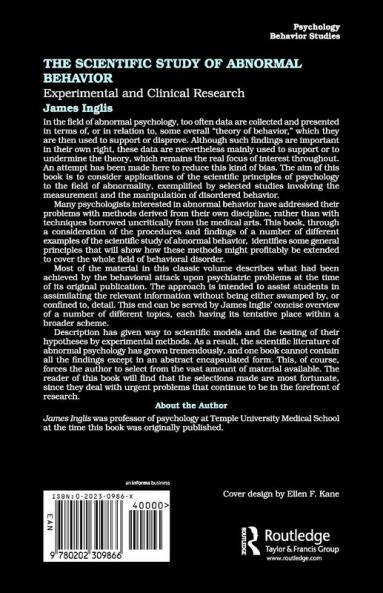 Scientific Study of Abnormal Behavior