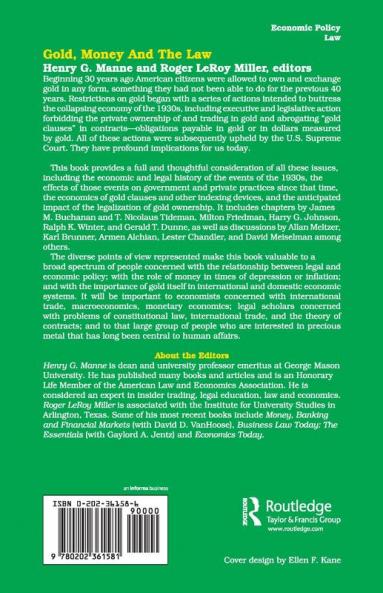 Gold Money and the Law