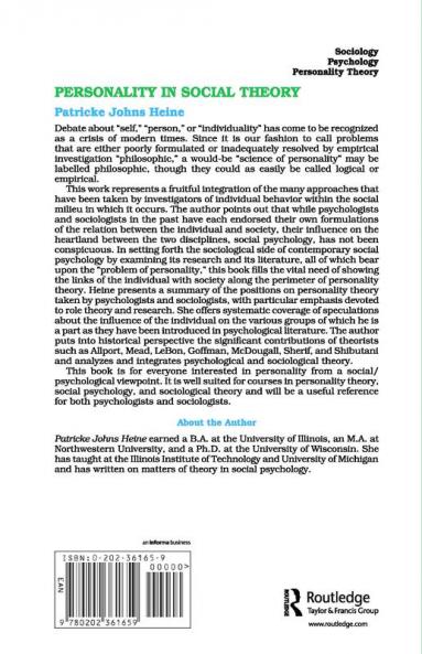 Personality in Social Theory