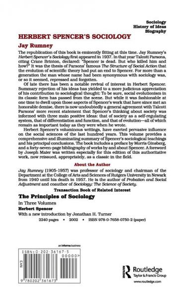 Herbert Spencer's Sociology