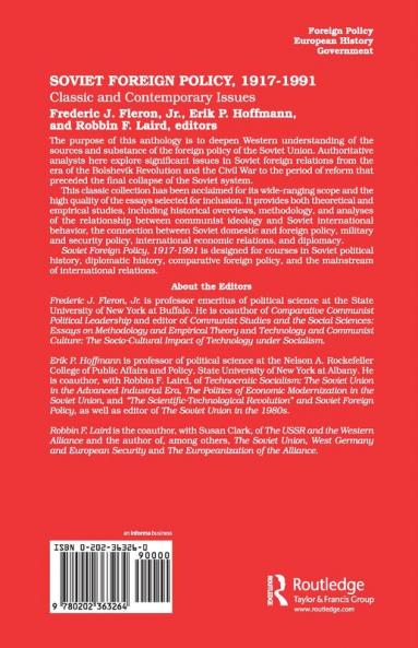 Contemporary Issues in Soviet Foreign Policy