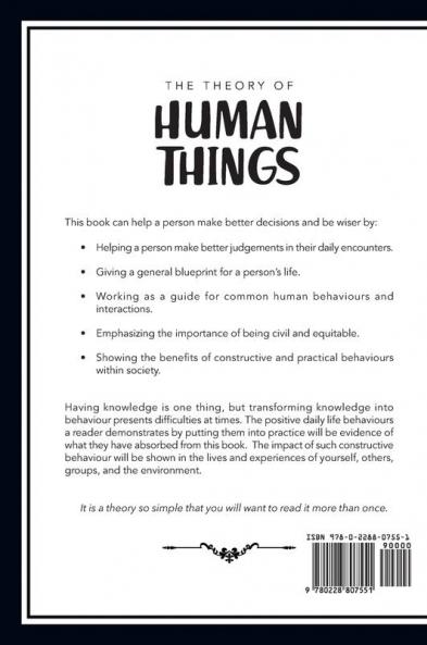 Theory of Human Things