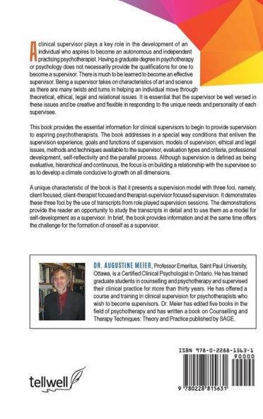 Practical Clinical Supervision for Psychotherapists