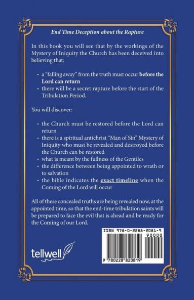 Unveiling of the Mystery of Iniquity