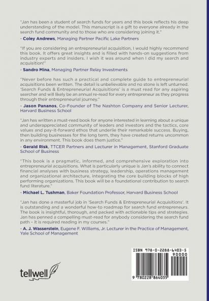 Search Funds & Entrepreneurial Acquisitions