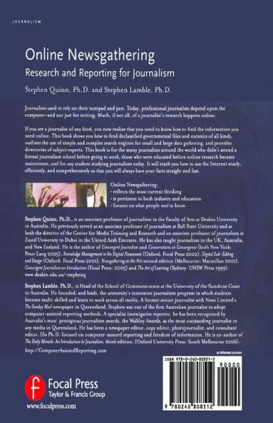 Online Newsgathering: Research and Reporting for Journalism