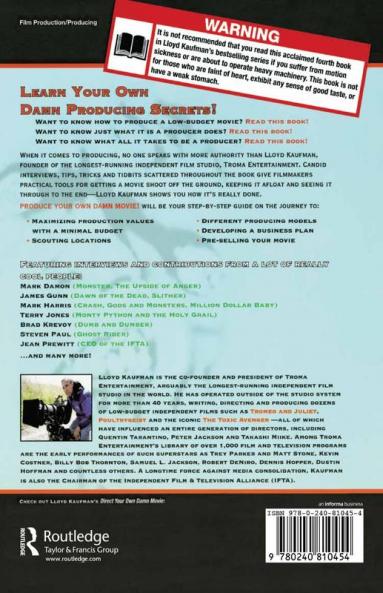 Produce Your Own Damn Movie!
