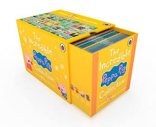 THE INCREDIBLE PEPPA PIG 1-50 COLLECTION (YELLOW)