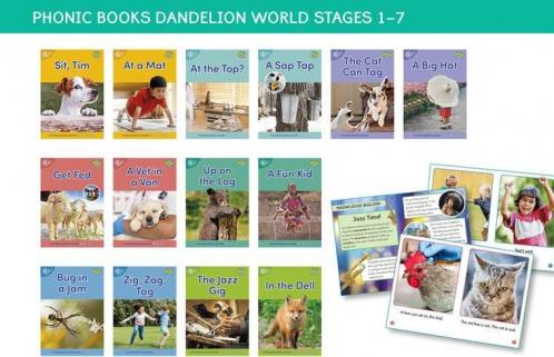 Phonic Books Dandelion World Stages 1-7 (Alphabet Code)